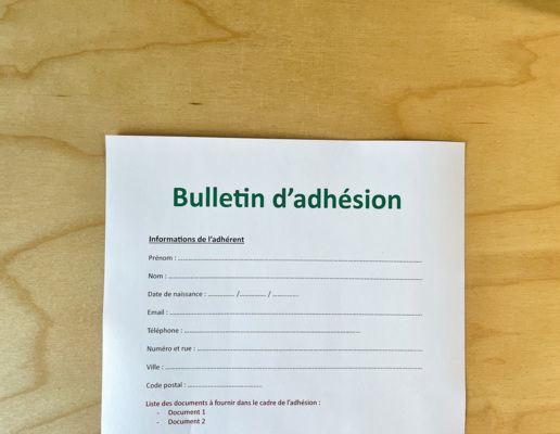 BULLETIN ADHESION 2025